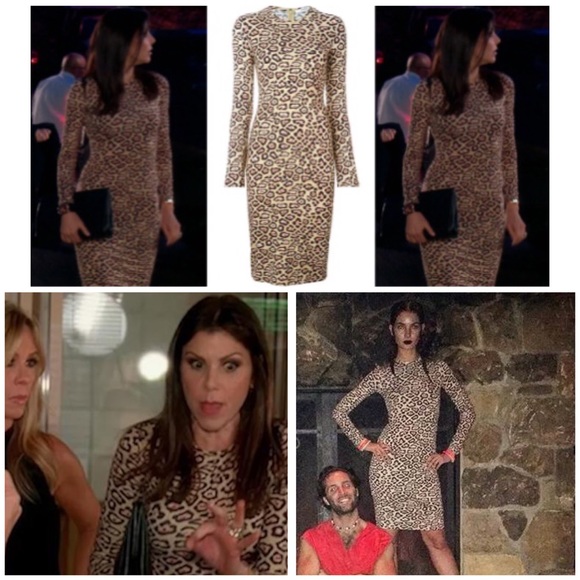 NEW! GIVENCHY Collection Jaguar Leopard Midi Dress - Picture 16 of 16